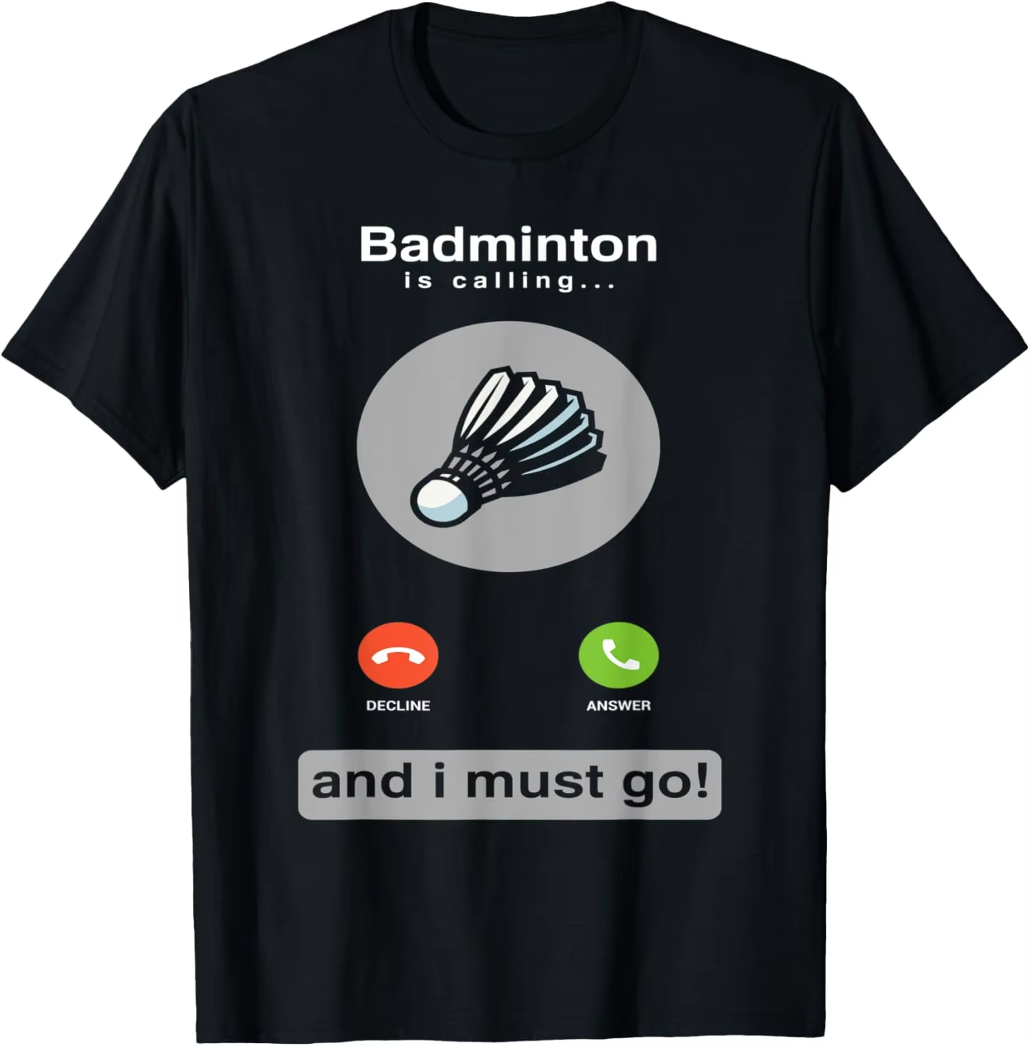 Badminton Quotes Short - Забавная футболка для бадминтона с цитатой,