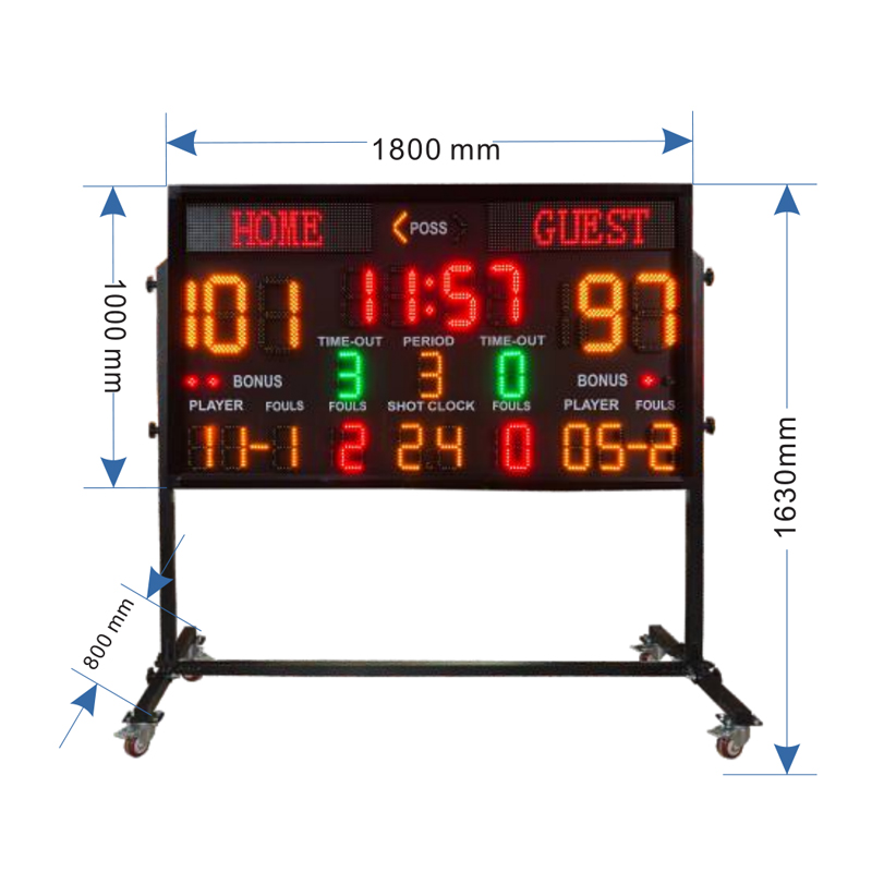 Scoreboard Digital - Наружное светодиодное табло для стадионов, цифровой