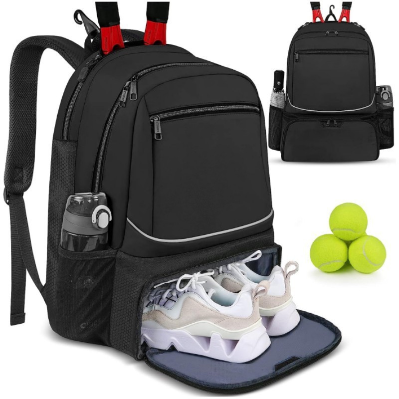 Badminton Xxl - Теннисный рюкзак большой емкости, спортивная ракетка,