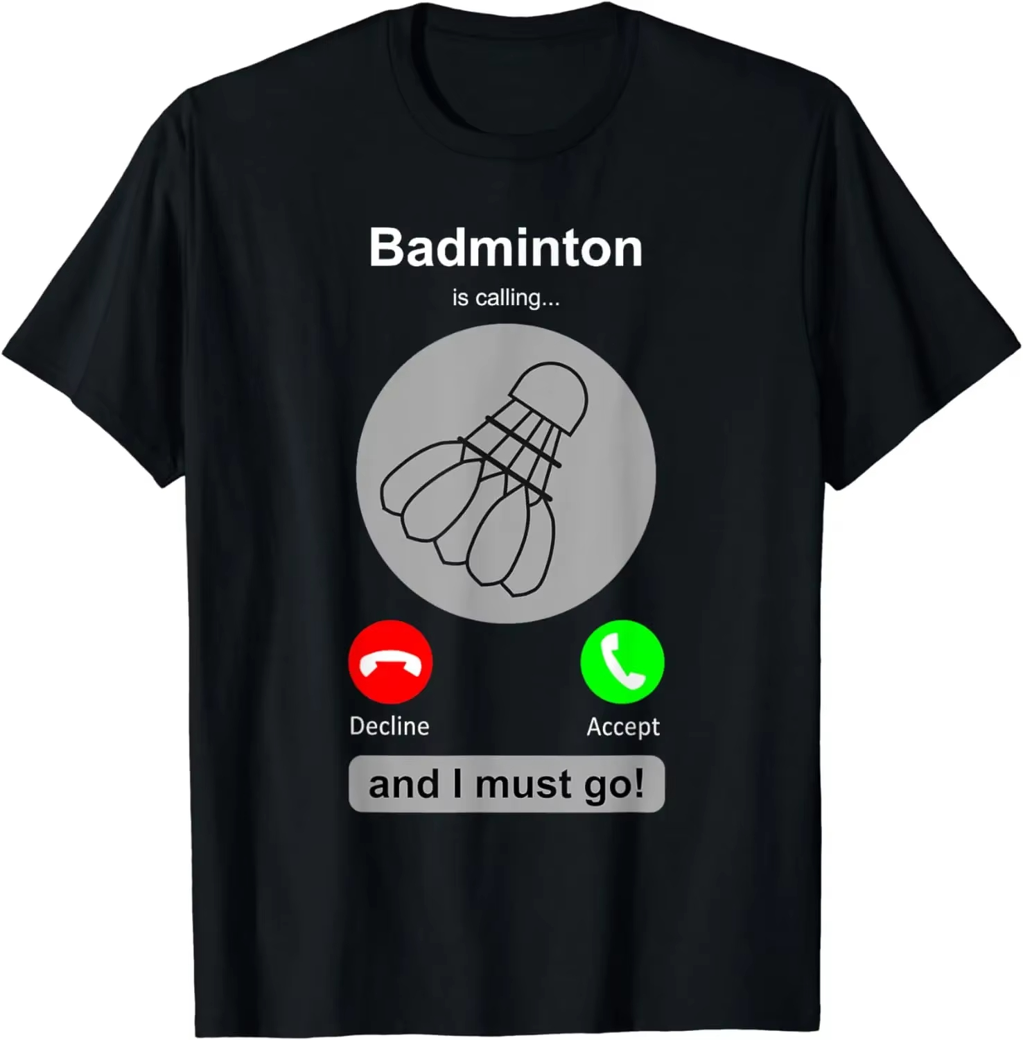 Забавная футболка для бадминто – обзор и цена Badminton Quotes Short