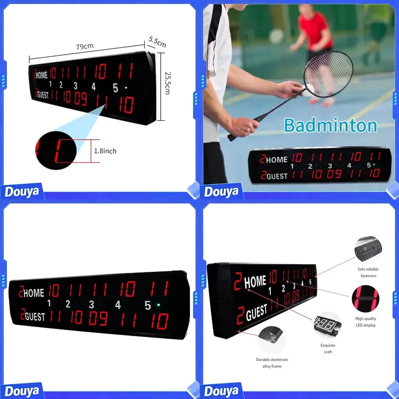 Электронное цифровое табло YIZ – обзор и цена Badminton Score